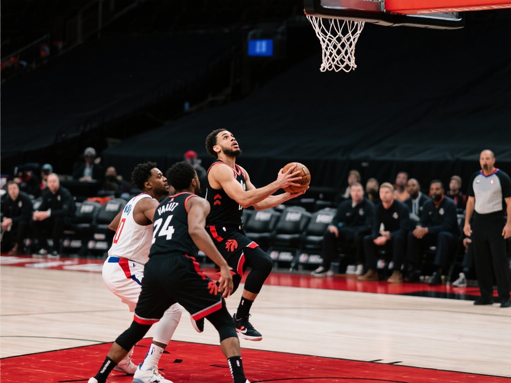 范弗里特外线神射 超远三分精准命中