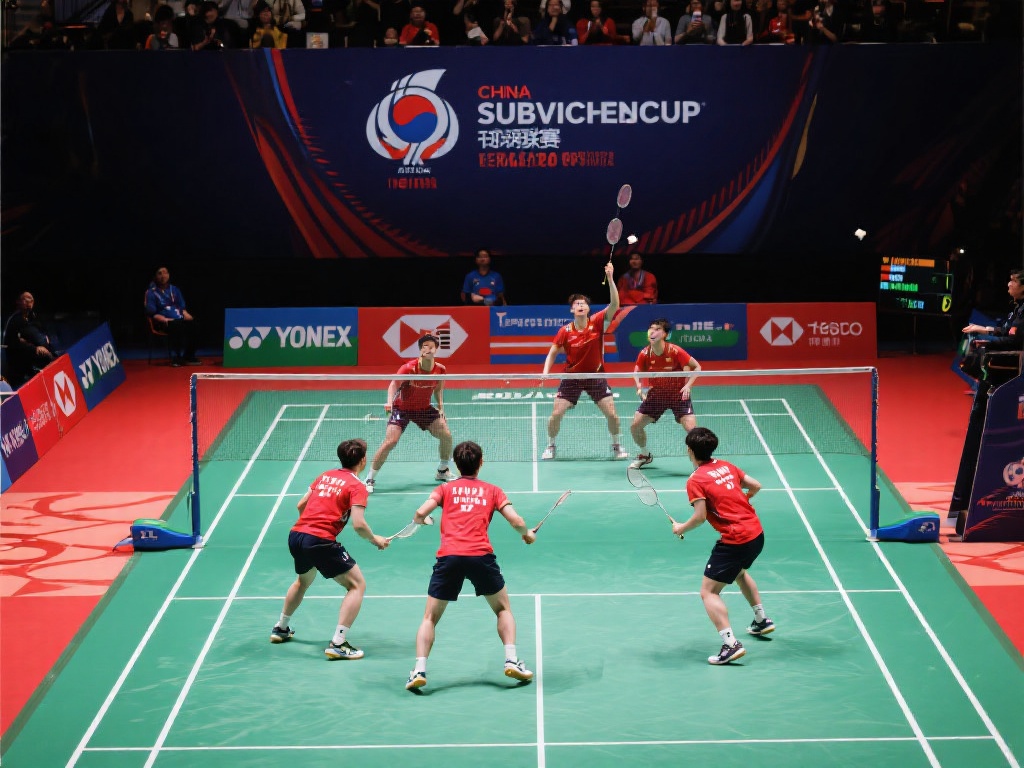 在羽毛球的国际赛场上，每一场巅峰对决都牵